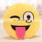 OEM&ODM Accepted Stock Designs Plush Whatsapp Emoji Pillows