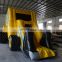 Commercial grade inflatable digger combo with slide for entertainment