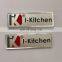 customized kitchen metal Hardware logo plate