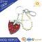 Personalized Metal Alphabet Letter B Keychain