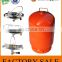 JG Gambia Home Steel Gas Cylinder LGP Bottle,Camping LPG Cylinder with Grill,Empty Butane Gas Cartridge Canister Can Cylinder