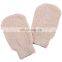 1Pair Shower Gloves Exfoliating Wash Skin Spa Bath Gloves Natural Bamboo Fiber Bath Exfoliating Scrubber Washcloths