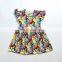 2020 Toddler Baby Girls Dress Cotton Cartoon Print Kids Dress Childrenswear Wholesale