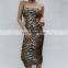 2020 Hot Sales Women Sexy Club Party Leopard Dresses Ladies Halter Mini Backless Dresses Women Summer Dress