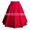 2020 New Arrivals Women Solid Color A-Line Skirts Ladies Casual Skirts Women Casual Dress