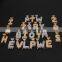Luxury A-Z Letters Jewelry Bling Bling Word Pendant Necklace Gold Silver Color Charm Full Rhinestone Hip Hop Jewelry Necklace