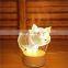Touch Control LED Desk Table Lamp 7 Colors Changing 3D Illusion Night Light