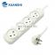 Israel 4 way electrical extension cord multiple socket with switch