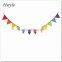 Handmade Tea Party Bunting 10ft/3m Lots Of Colours To Choose From 12 Fabric Flags PL510