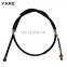 Good quality auto accessories front cg125 motorcycle brake cable with fitting end