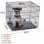 Wholesale Black Metal Pet Dog Crate Durable Outdoor Large Folding Pet Dog Cage