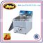 CE single tank stainless steel restaurant electric table top chips fryer