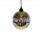 Modern  Bar / Home / Hotel Lampara 3D Glass Ball Night Hanging Decoration Party Pendant Lighting