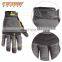 Microfiber 5mm Foam Padded Palm Touch Screen Custom Mechanic Anti Vibration Work Gloves