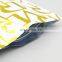Customize printed gold clothes zipper bags aluminum foil plastic packaging