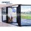 Economic aluminium vertical folding doors from shandong factory