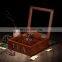 Desktop snack display wooden packed-coffee packed-tea storage box