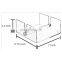 Acrylic Napkin Holder, Decorative Napkin Tray Tissue Dispenser for Dining Table and Kitchen