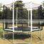 New arrival cheap 14ft outdoor fitness bungee trampoline park for kids adult with safety net