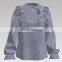 High Quality Plaid 100% cotton yarn dyed navy check design
