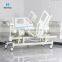 Hot Selling 5 Function Icu Clinic Medical PP Headboard Height Adjust Electric Hospital Bed With Central Control Central Brake