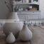 2021 House Ornaments Flower Decoration Black Ceramic Vases White Chinese Plant Modern Round Pottery Nordic Vase Home Decor