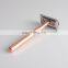 Mate Rose Gold Plated Double Edge Blade Face Razor