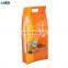 Food grade customized gravure printing laminated plastic 1kg 5kg 10kg rice bag for rice vaccum bag