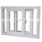 Foshan LEIBO New Balcony Gray Color Simple Design 2 Track Aluminium Tinted  Glass Casement Sliding Window