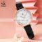 SHENGKE Petal Decoration Hand Watch Simpliest Leaf Pointer Wrist Watchs 3ATM Waterproof Blind Shipping  Watches K9021