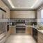 Italian modern solid wood gloss kitchen storage cabinets cheap blue light wood kitchen cabinets