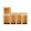 Bamboo Plastic Storage Drawers Food Bags Holder Container Organizer Dispenser for Sandwich Snack Slider Quart Gallon