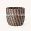 100% Eco-friendly Woven Natural Seagrass Storage Basket Straw Plant Holder Decor Home Wholesale