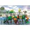 Factory sale children plastic commercial outdoor playground equipment for kids