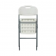 Portable Folding White Plastic Chair