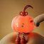 Haute qualité, mignonette petite lanterne en forme de citrouille en silicone, lumière de nuit LED, jouet pour enfants, rechargeable avec options de branchement, idée de cadeau économique
