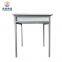 Product descriptions from the supplier Overview Product Description Size 700*700*750mm Desk TOP Top is MDF 18MM, PVC edges Frame Round Tube with Powder Coating Packing Folding legs, CKD,1 set/Carton Color White top,Gray base like,Maxima chair RAL  Product