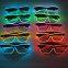 Party and Event Supplies Promotion LED Glasses, Custom LOGO Mix Colors LED Light up Sunglasses