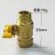 1/2Internal and external threaded ball valve， Gas professional ball valve，Kitchen gas fittings， Copper ball valve，Gas valve switch