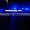 360 degree moving head blue 445nM 300mW laser light mini beam projector