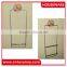 Stainless steel adhesive corner shelf