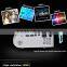 Portable Red color X6 Mini LED Projector ,projector with 80 Lumen AV/VGA/SD/USB Digital Video Multimedia Player