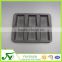 PS flocking black 6 holes plastic component electronic blister tray