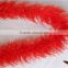 Beautiful Red 6 Ply Curly Ostrich Feather Soft Boas For Wedding Clothing Dress Decorations