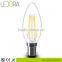 Hot !!! All glass no plastic, 2200K, 2500K, 2700K, 3W,3.5W E12 led candle bulb