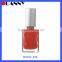 Clear Glass Nail Polish Bottle with White Cap Packaging,Clear Nail Polish Bottle with White Cap