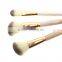 3Pcs Cosmetic Beauty Makeup Brush Set With Colorful Handle