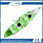 2016 popular 2+1 three seat three person sit on top fishing kayak-family kayak