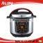 8L capacity and low consumption multifunctional electric pressure cooker with nonstick aluminium/ss pot