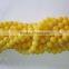 wholesale high quality gemstone yellow dye jade round beads jewelry